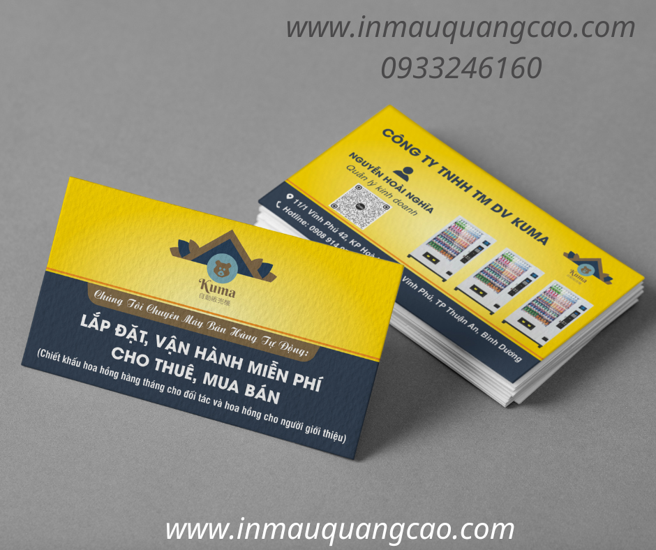 In card visit Thuận An - Bình Dương